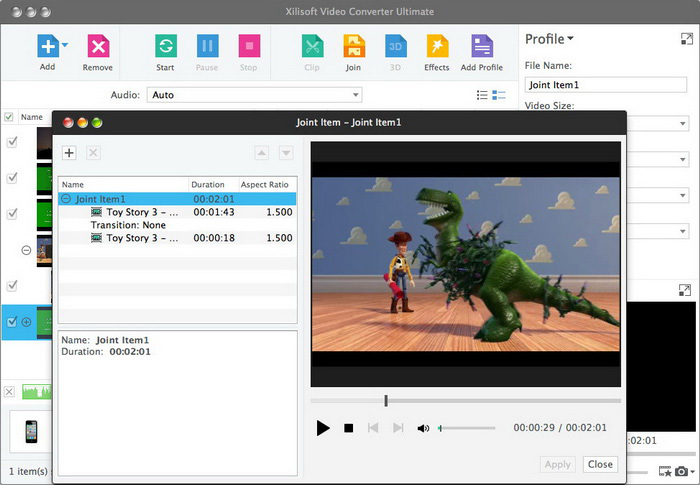 Xilisoft Video Converter Ultimate for Mac
